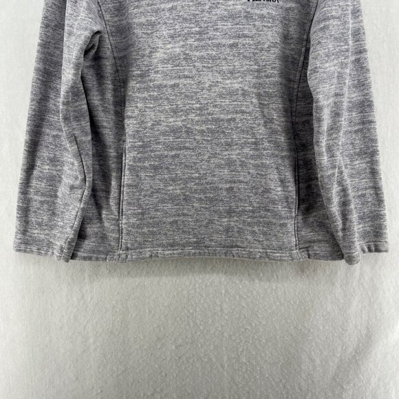 Renegade Club Sweatshirt Mens M Gray Heather Logo Button Front Pullover Hoodie - Picture 7 of 12